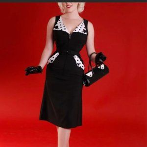 Tatyana Adrift Bettie Page Wiggle Dress  2X XXL  Pinup
